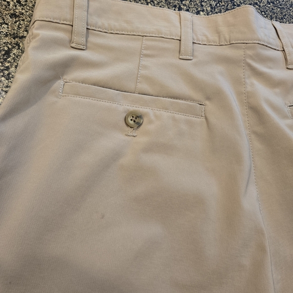 Chaps Golf 78 Men's 30 Tan Beige 9" Cargo Shorts 6 Pocket Stretch Flat Front - Picture 8 of 16